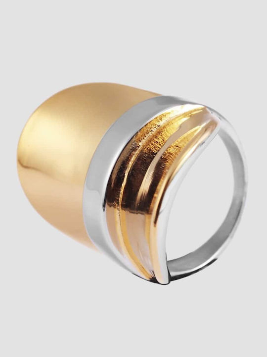 Akzent Damen Ring aus Stahl