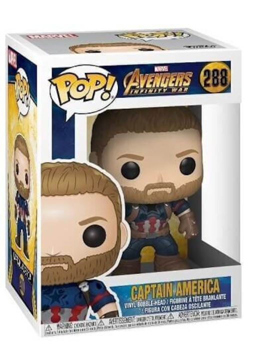 Funko Pop! Marvel: Captain America Bobble-Head