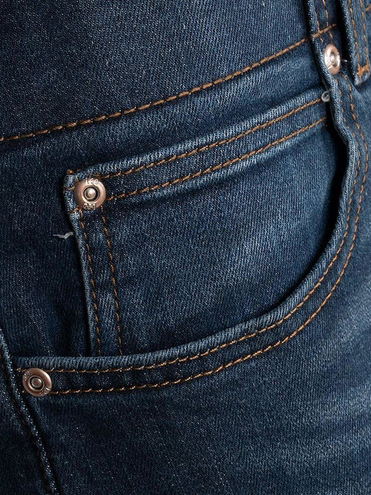 Fit Mvp Men's Jeans Pants Elastic Blue