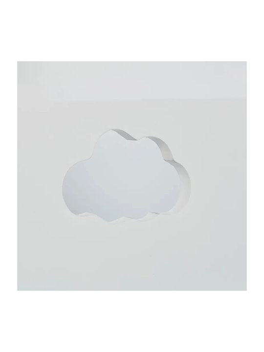 Βιβλιοθήκη Δαπέδου Ξύλινη Εκρού 64x53x59cm