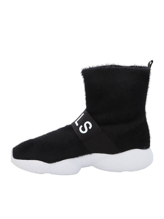 Παιδικά Sneakers Slip-on Μαύρα
