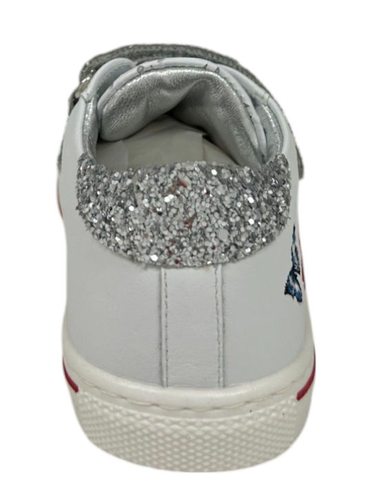 Παιδικά Sneakers με Σκρατς Λευκά