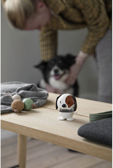 Figurină Decorativă Hoptimist Câine Abs Alb