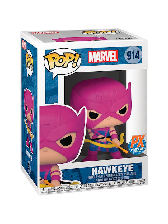 Funko Pop! Bobble-Head Marvel - Hawkeye 914 Special Edition