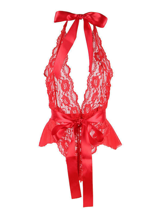 Subblime Plus Size Sexy Bodysuit Rot