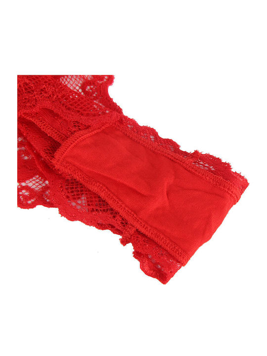 Subblime Plus Size Sexy Bodysuit Rot