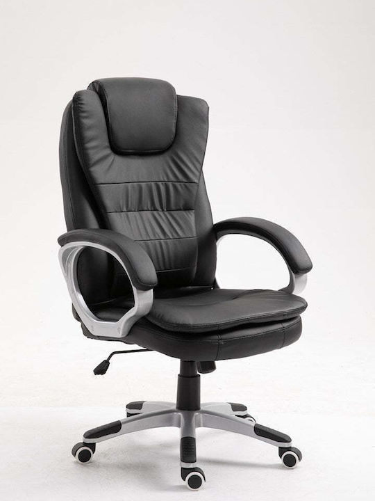 Active Jet Office Chair Massage with Recline and Adjustable Arms Black