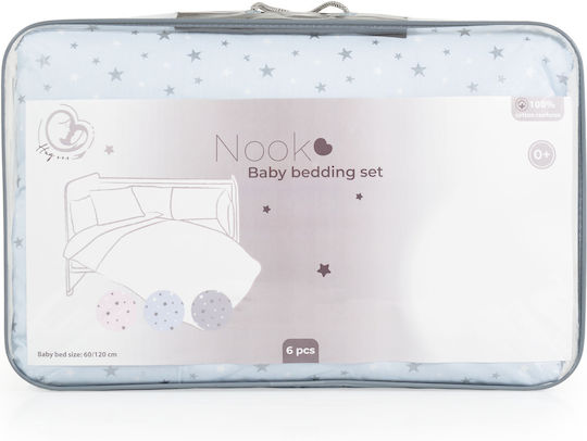 Cangaroo Set Pentru Patut 6 Psc 120/60 Nook Albastru 6buc piese