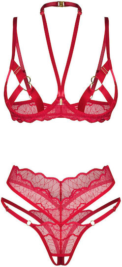 Cupide Desir 2pcs Crotchless Set Obsessive Cupide Desir Crotchless Set Ean 5901688261286