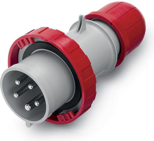 Redled Male Industrial Socket 23219