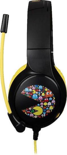 Konix Pac-Man Auf dem Ohr Multimedia-Headsets mit Mikrofon und Verbindung 3,5 mm Klinke in Schwarz Farbe
