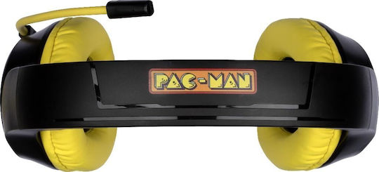 Konix Pac-Man Auf dem Ohr Multimedia-Headsets mit Mikrofon und Verbindung 3,5 mm Klinke in Schwarz Farbe
