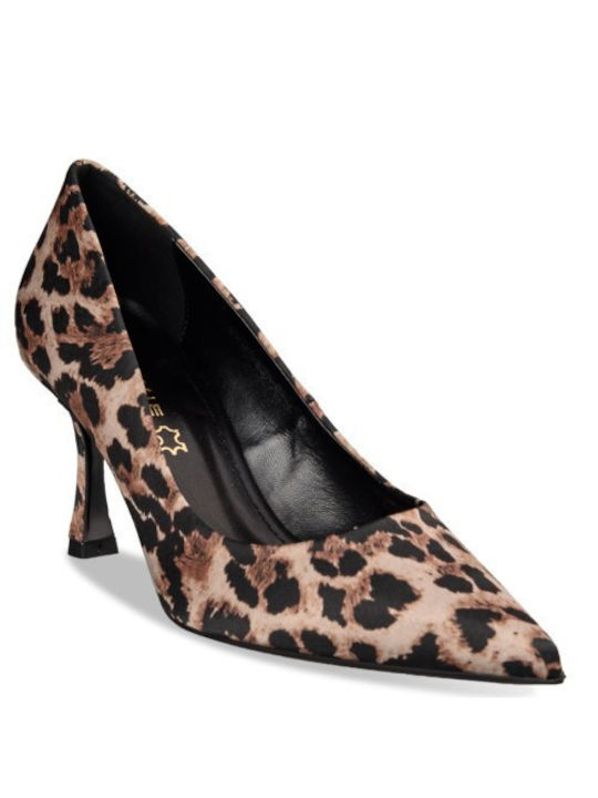 Envie Shoes Multicolour Heels Animal Print Pumps