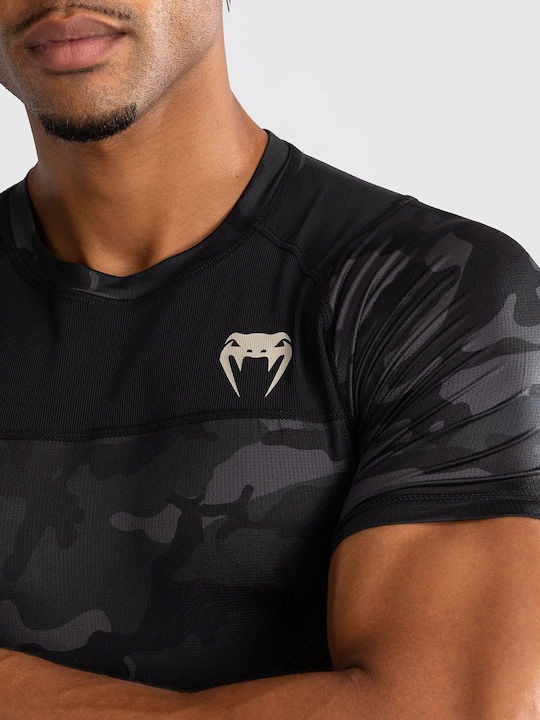 Venum G-fit Short Sleeve Shirt VENUM-05007-543 for Jiu-Jitsu / MMA Black