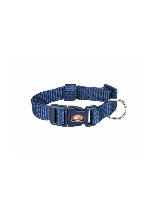 Trixie Premium Dog Collar in Blue color XXSmall / XSmall 10mm