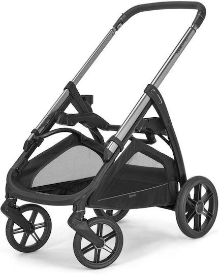 Inglesina Aptica Duo 2025 Adjustable 2 in 1 Baby Stroller Suitable for Newborn Opal Ivory Iridio Black 14kg