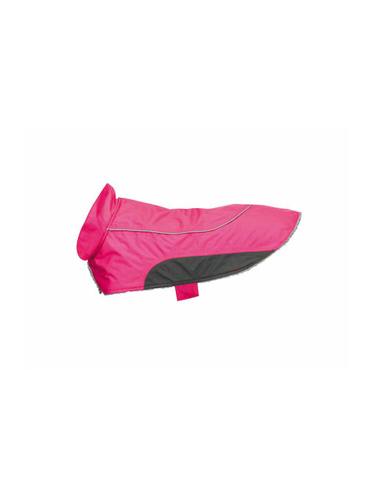 Trixie Pink Waterproof Dog Coat with 21cm Back Length