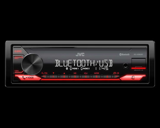 JVC Radio Auto 1 DIN Bluetooth USB