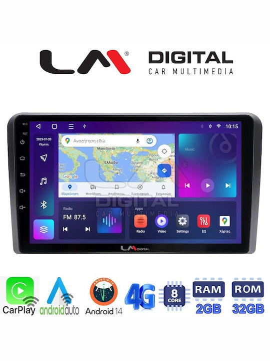 LM Digital Car Audio System for Audi A3 8P 2003-2012 (Bluetooth/USB/WiFi/GPS) with Touch Screen 9"