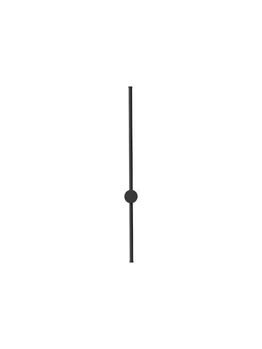 Braytron Modern Lamp Wall with Integrated LED and Warm White Light Black 10x80cm