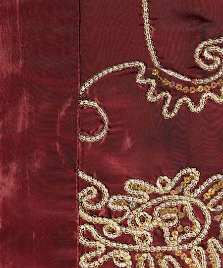 Silk Fashion Καρέ 7710 Μπορντώ 135x135εκ. Silk Fashion Καρέ 7710 Μπορντώ 135x135εκ.