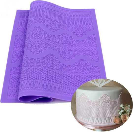 Quasar Co. Pastry Set 27 Macaron Sheet 48 Macaron Sheet Silicone Decorating Mold Silicone Brown-purple