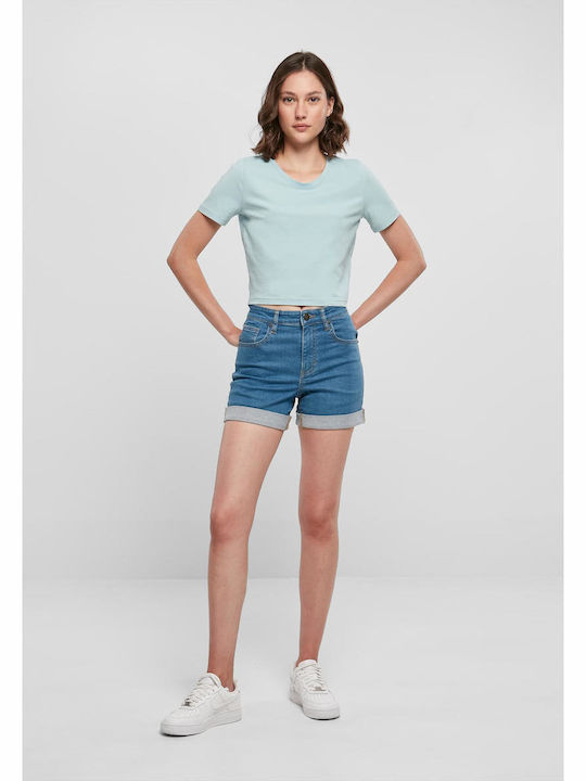 Women's Crop T-shirt Oceanblue