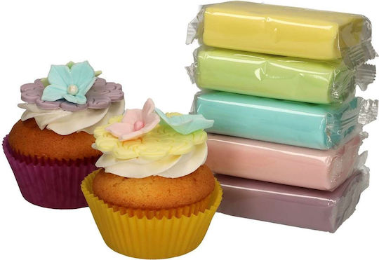 Fondant Icings 5 Pastel Colours 5x100 g Pastel