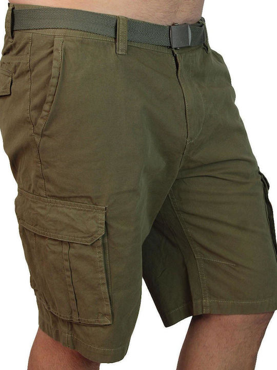 Bermudă de Bărbați Chino Olive