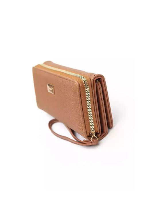 Fragola Large Women's Wallet Brown