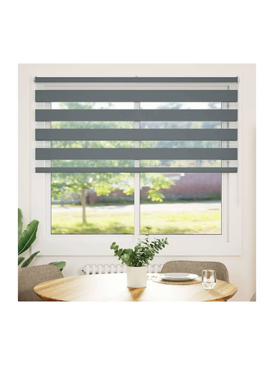 vidaXL Roller Blinds Partial Blackout Gray W165xH150cm 4014144