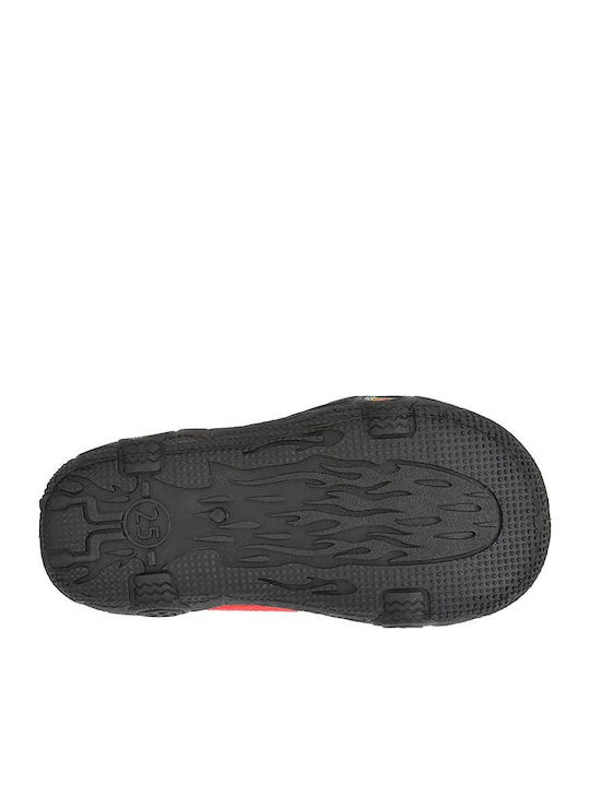 Kids Slippers Boots Black Cars