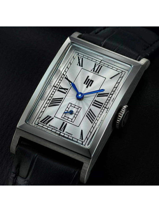 Lip Watches Γυναικείο Ρολόι Μπαταρίας με Μαύρο Δερμάτινο Λουράκι