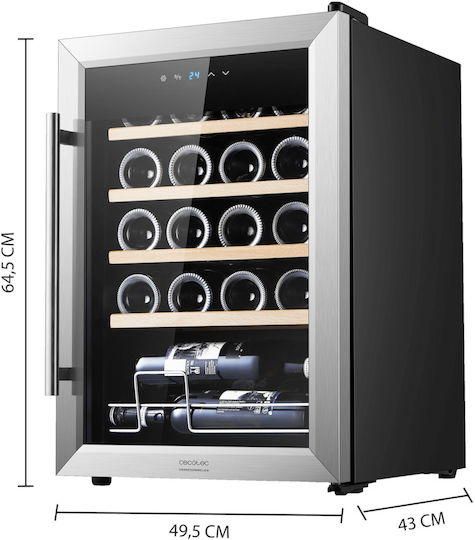 Cecotec Bolero GrandSommelier 2050 Συντηρητής Κρασιών 20 Φιαλών