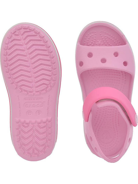 Crocband Sandal Children's Anatomical Beach Shoes Fuchsia