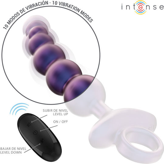 Intense Anal Plug with Wireless Functionality and Vibration Black