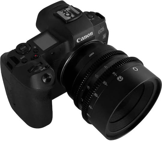 7artisans Full Frame Camera Lens Photoelectric 50mm T2.0 Spectrum Prime Cine for Canon R Mount Black