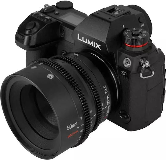 7artisans Voller Rahmen Kameraobjektiv Photoelectric 35mm T2.0 Spectrum Prime Cine für Leica L Mount Black