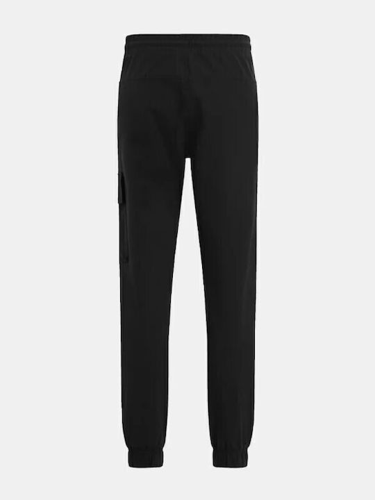 Cargo Pantaloni de trening cu Elastic Negru