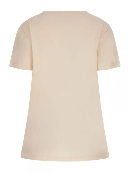 Guess Γυναικείο T-shirt Beige