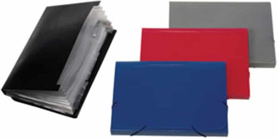 Groovy Clipboard Accordion for Paper A4 (Μiscellaneous colours) 1pcs