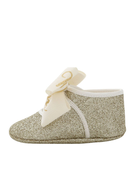 Monnalisa Baby Ballerinas Gold