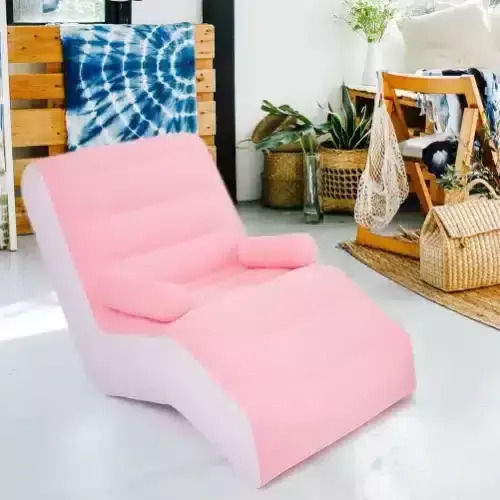 Aufblasbarer Sessel Rosa 140x85cm