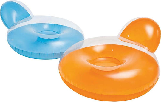 Intex Pillowback Lounges Φουσκωτή Πολυθρόνα Γαλάζια