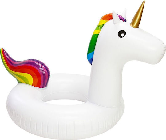 Bluewave Παιδική Φουσκωτή Σαμπρέλα Θαλάσσης Unicorn Λευκή 107cm