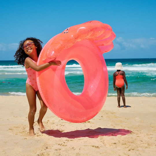 Sunnylife Seashell Inflatable Sunshade for the Sea Orange