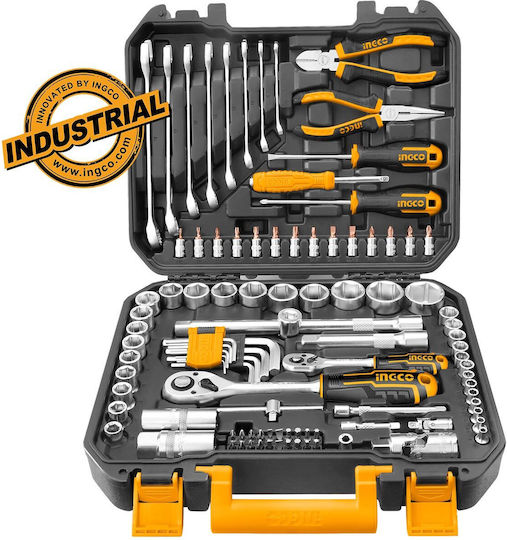 Ingco Tool Case with 100 Tools