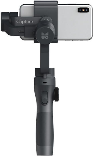 Funsnap Capture 2S Gimbal Mobil cu Stabilizator pe 3 Axe și o durată de viață a bateriei de 12 ore Negru
