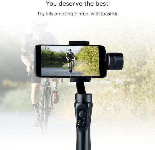 Techsuit H4 Gimbal für Mobiltelefone Schwarz