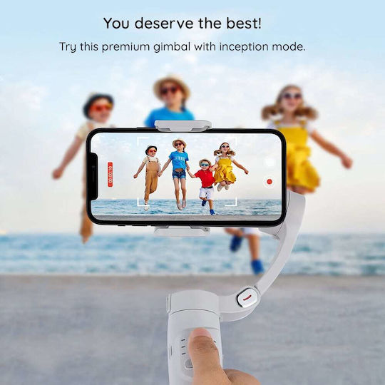 Techsuit M1 Gimbal за мобилни телефони с 8 часа работа Сив